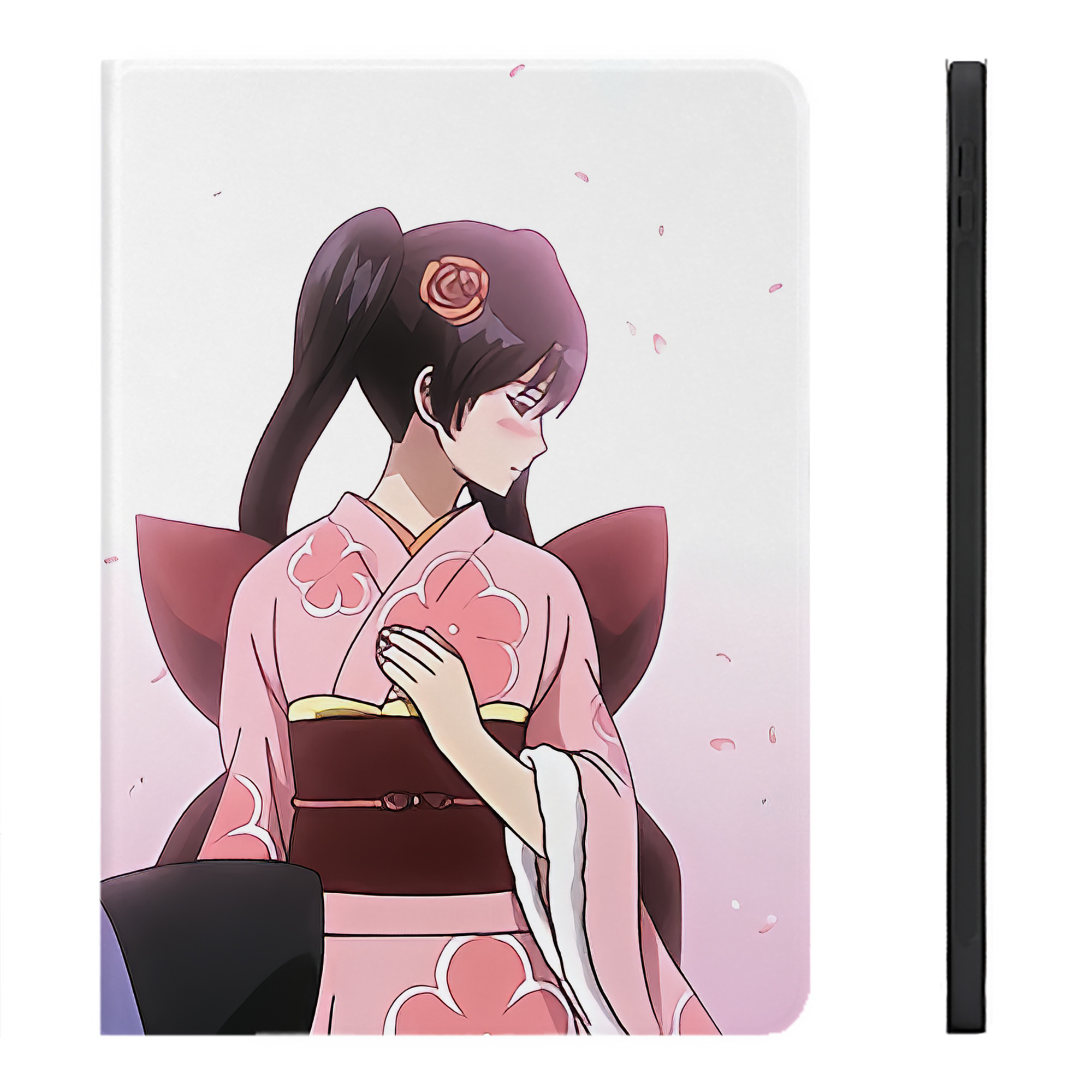 （画像用） ぎんたま 坂田銀時（さかたぎんとき） 神楽 志村新八（しむら しんぱち） GINTAMA Sakata Gintoki Kagura Shimura Shinpachi IPadケース ペンホルダー付き ブックスタイルデザイン